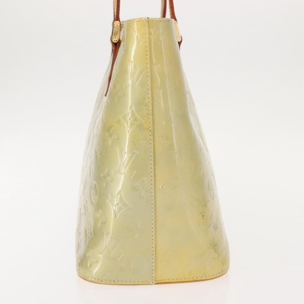 LOUIS VUITTON Monogram Vernis Houston Hand Bag Gris M91053 LV Auth BA7434 - Picture 4 of 16